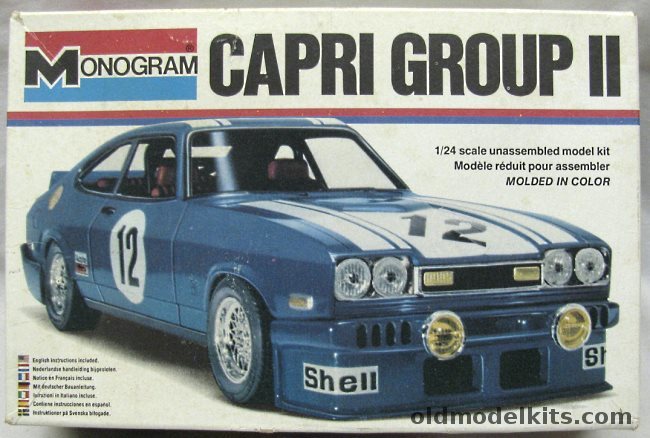 Monogram 1/24 Capri Group II, 2108 plastic model kit